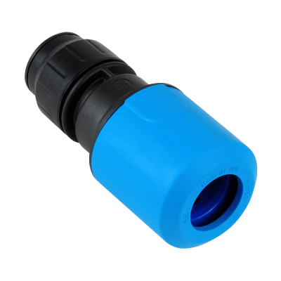 JG Speedfit MDPE Blue Plastic Push-Fit Reducer - 25mm x 20mm