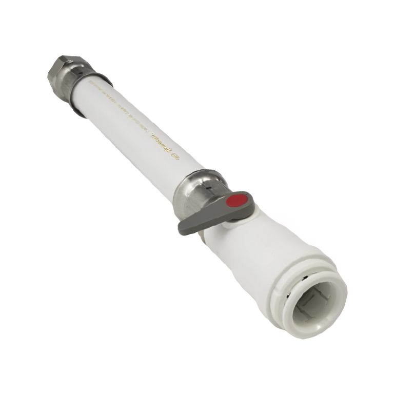 JG Speedfit Push Fit Flexible Tap Hose with Valve - 15mm x 1/2" x 300mm