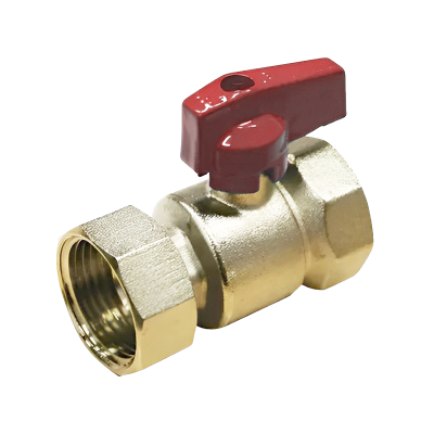 JG Speedfit Red Underfloor Manifold Ball Valve - 22mm Left