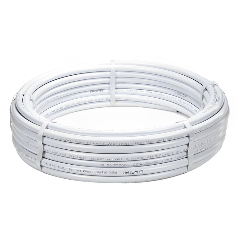 JG Speedfit White PEX Barrier Pipe Coil - 15mm x 25m