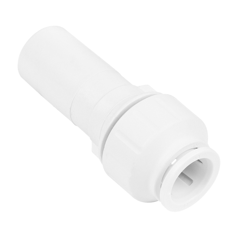 JG Speedfit White Plastic Reducer - 15mm x 10mm