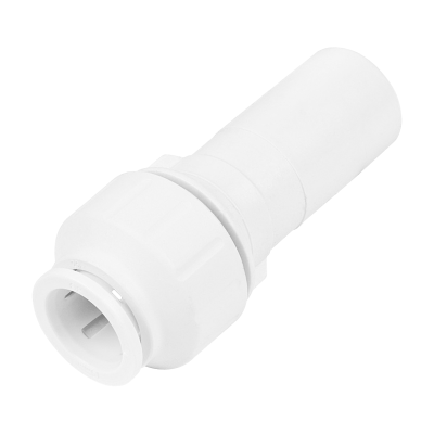 JG Speedfit White Plastic Reducer - 15mm x 10mm Left