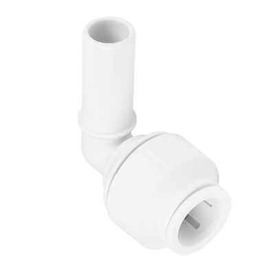 JG Speedfit White Plastic Stem Elbow - 10mm