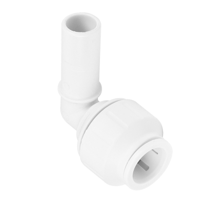 JG Speedfit White Plastic Stem Elbow - 22mm