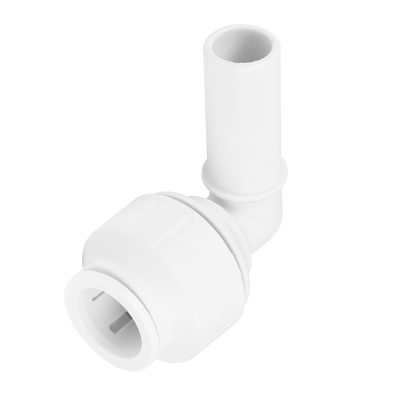 JG Speedfit White Plastic Stem Elbow - 22mm Left