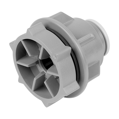 JG Speedfit White Plastic Tank Connector - 15mm Left