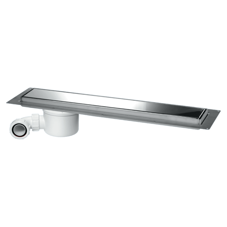 McAlpine CD600-P Slimline Polished Chrome Channel Drain - 600mm