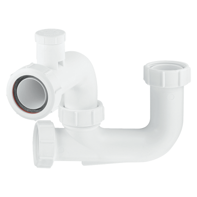McAlpine L10V Seal Anti-Syphon Bath Trap - 40mm Left