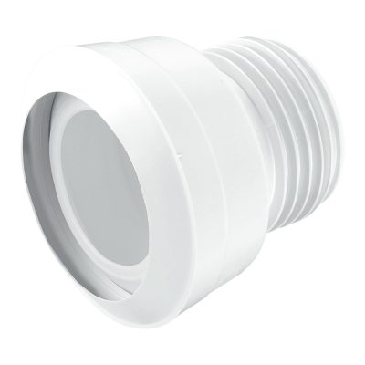 McAlpine MAC-3 Straight WC Pan Connector - 90mm Left