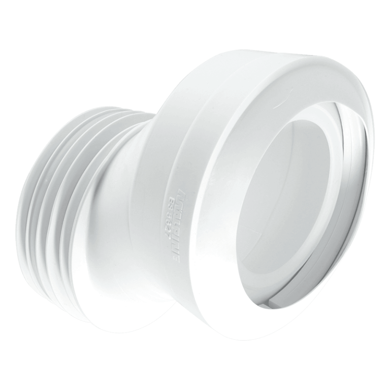 McAlpine MAC-4A 40mm Offset MACFIT WC Connector - 110mm