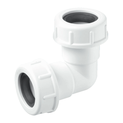 McAlpine Universal Overflow Elbow - 19_23mm Left