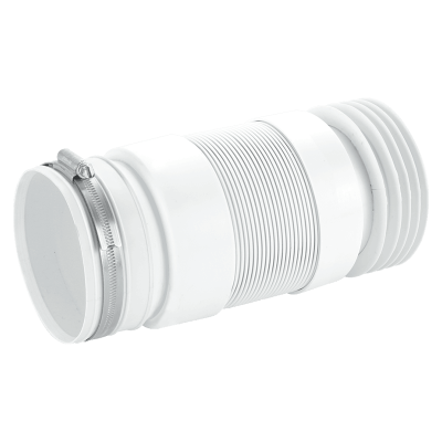 McAlpine WC-F21R Back to Wall Flexible WC Connector - 110mm Left