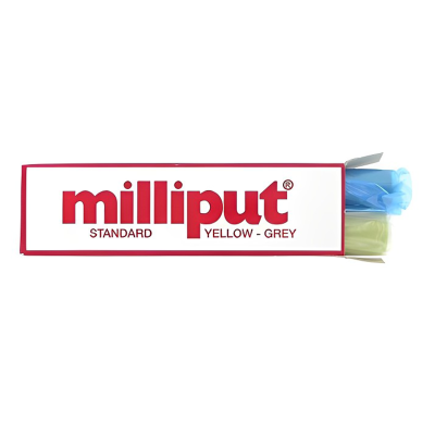 Milliput Standard Yellow Grey Epoxy Putty - 4oz