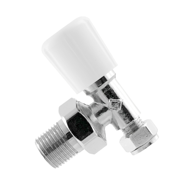 Optima Plus Angle Radiator Valve - 10mm Left