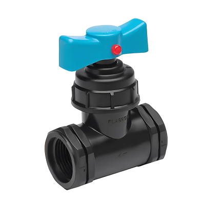 Plasson Compression MDPE Female Stop Tap - 1_ BSP Left