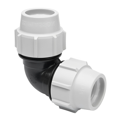 Plasson Compression MPDE 90° Elbow Bend - 50mm