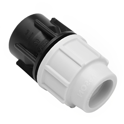 Plasson Compression MPDE Female Adaptor - 63mm x 1.25 BSP