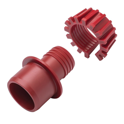 Plasson Imperial Normal Gauge Red Adaptor - 3:4 BSP Left