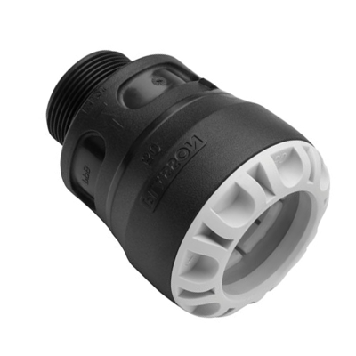 Plasson MDPE Push Fit Male Adaptor - 25mm x 1_ BSP