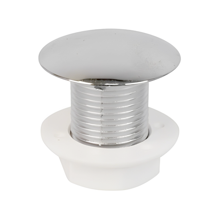 Plastic Chrome Cistern Hole Stopper