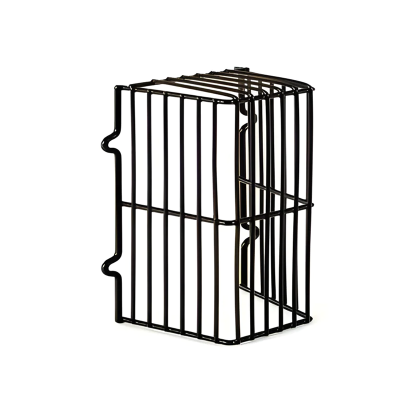 Plastic Coated Boiler Heating Overflow Terminal Cage Guard - 8 x 4 x 3 Left