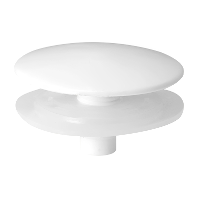 Plastic White Tap Hole Stopper with Lock Nut & Washer Left