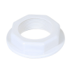 Plastic White Thread Flanged Back Nut - 1/2" BSP