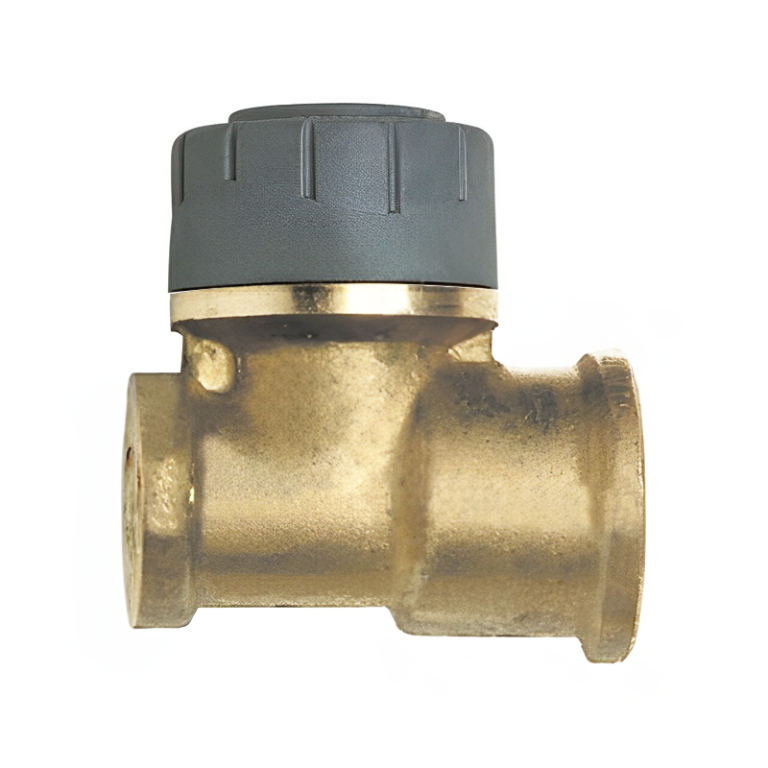 Polyplumb PB132212 Push Fit Brass Wall Plate Elbow - 22mm x 3:4 BSP