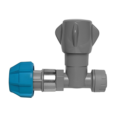 Polyplumb PB262522 Push Fit Polyfast Stop Cock - 25mm x 22mm Polypipe