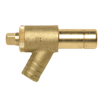 Polyplumb PB3615 Push Fit Spigot Drain Cock - 15mm