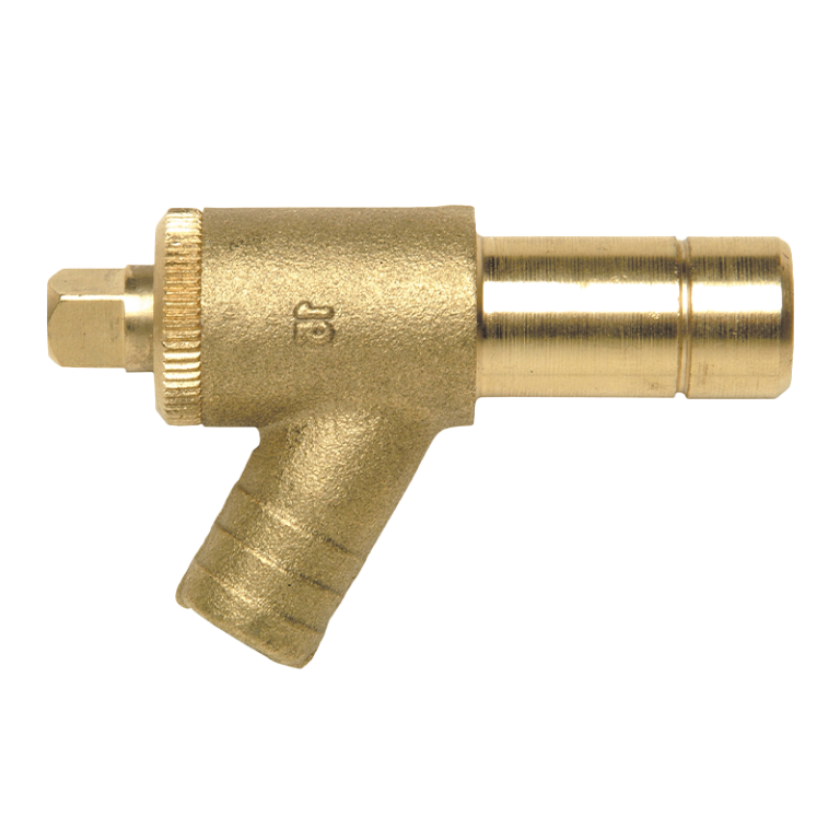 Polyplumb PB3615 Push Fit Spigot Drain Cock - 15mm