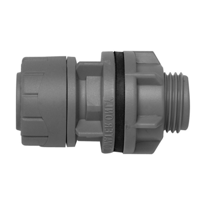 Polyplumb PB3822 Push Fit Tank Connector - 22mm x 3:4 BSP Polypipe