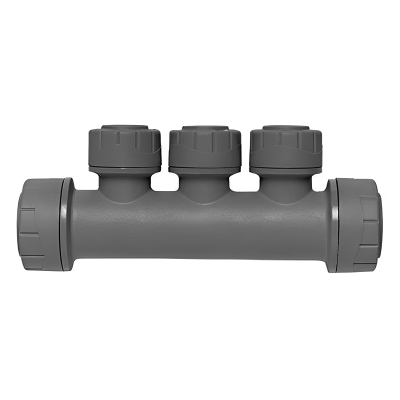 Polyplumb PB7622104 Push Fit 4 Port Manifold - 22mm x 10mm Polypipe