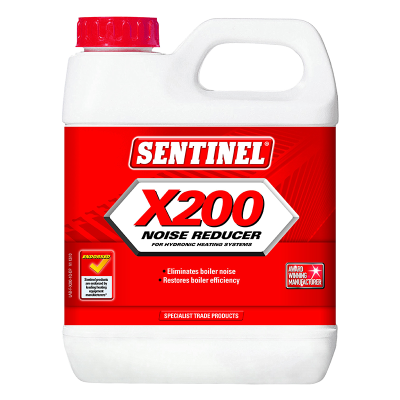 Sentinel x200 Heavy Duty Central Heating Noise Reducer - 1 Litre