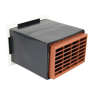 Stadium BM701_3 Anti-Draught Black Hole Brick Ventilator with Airbrick