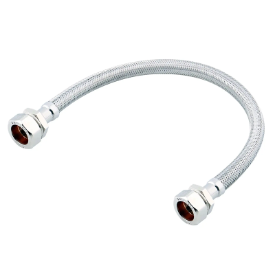 Stainless Steel Flexible Tap Hose Left