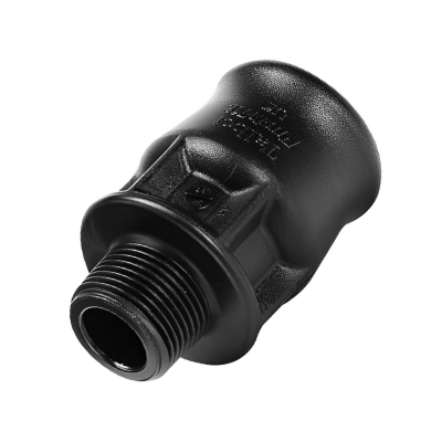 Talbot Push-Fit MDPE Male Adaptor - 50mm x 1 1:2 BSP Left