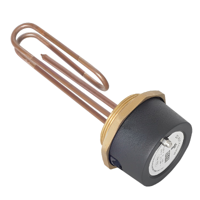 Tesla Copper Immersion Heater & Dual Safety Thermostat - 11"