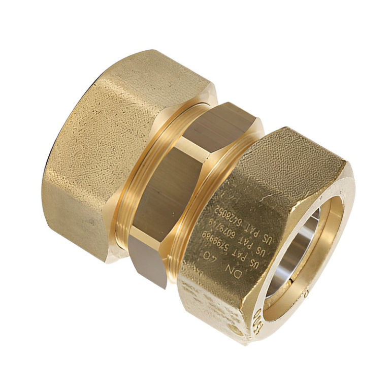 TracPipe DN32 Compression Gas Straight Coupling Fitting - 32mm