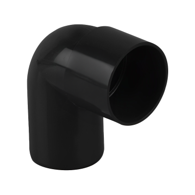UPVC Black Solvent 90° Conversion Bend Waste Pipe - 32mm