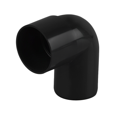 UPVC Black Solvent 90° Conversion Bend Waste Pipe - 32mm Left