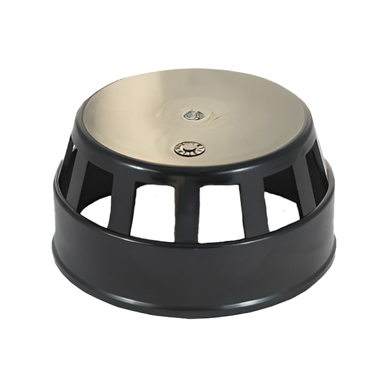 UPVC Black Solvent Soil Pipe Cage Vent Cover - 110mm