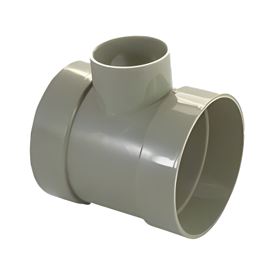 UPVC Grey Short Boss Solvent Soil Pipe - 110mm x 50mm