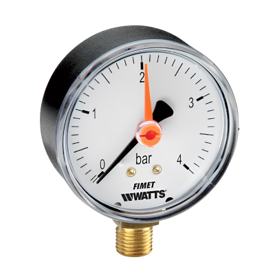 Watts 0-10 Pressure Gauge For Heating Bottom Connection