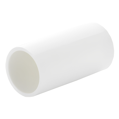 White Overflow Solvent Weld Coupling - 21.5mm Left