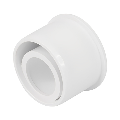 White Overflow Solvent Weld Pipe Reducer - 32mm x 21.5mm