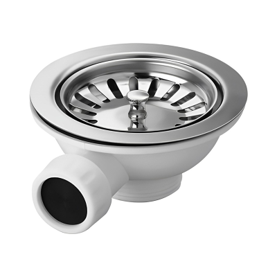 Wirquin Stainless Steel Sink Basket Strainer Waste