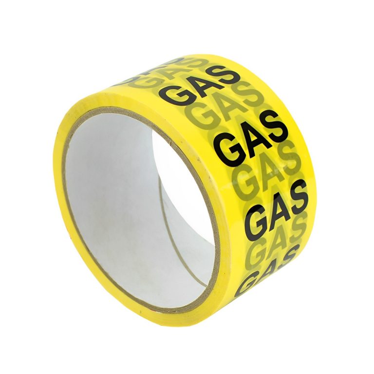 Rothenberger Gas Identification Yellow Tape - 33m x 36mm