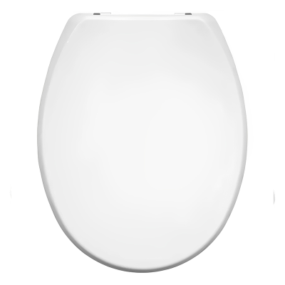 Bemis White Atlantic Spa Thermoplastic Ultra-Fix Toilet Seat Top