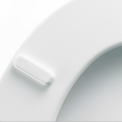 Bemis White ProSeat Moulded Wood Toilet Seat Feet